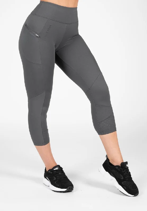 Deal Dash Gorilla Wear Monroe 7/8 Leggings - Grey