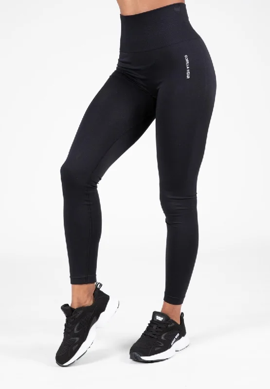 Act Fast Gorilla Wear Quincy Seamless Leggings - Black