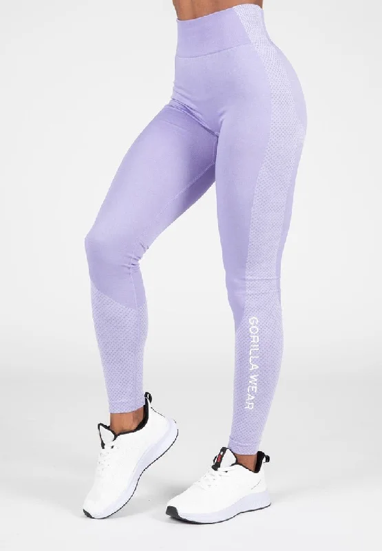 Big Savings Gorilla Wear Selah Seamless Leggings - Lilac