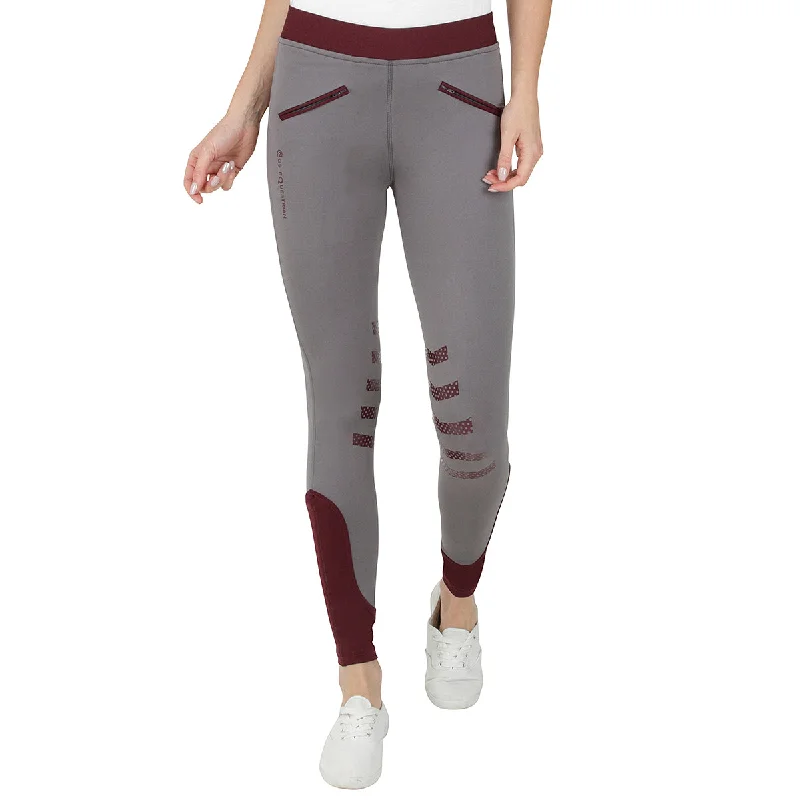 Grey/Burgundy
