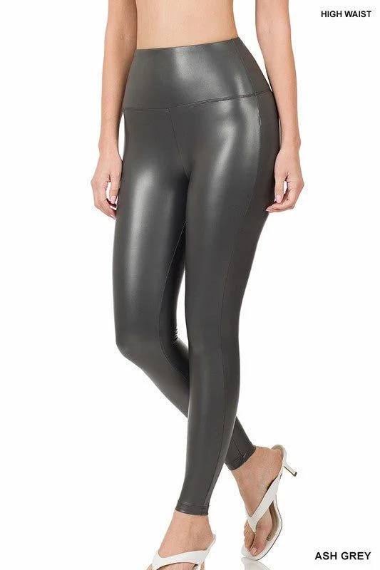 Big Savings Zenana High Rise Faux Leather Leggings