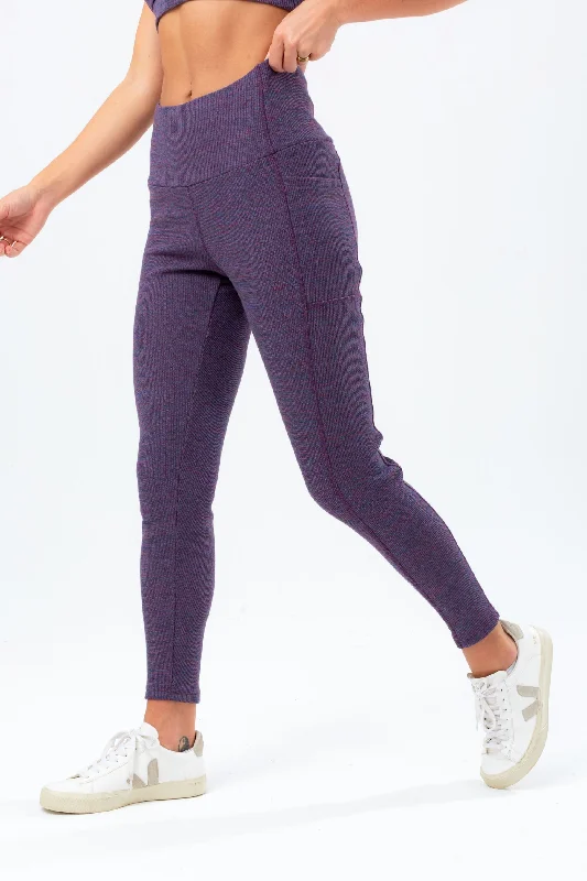 Early Access Hype Womens Multi Space Dye Panel Justhype Leggings