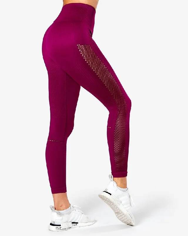 Best Bargains ICIW Dynamic Seamless 7-8 Tights - Mulberry