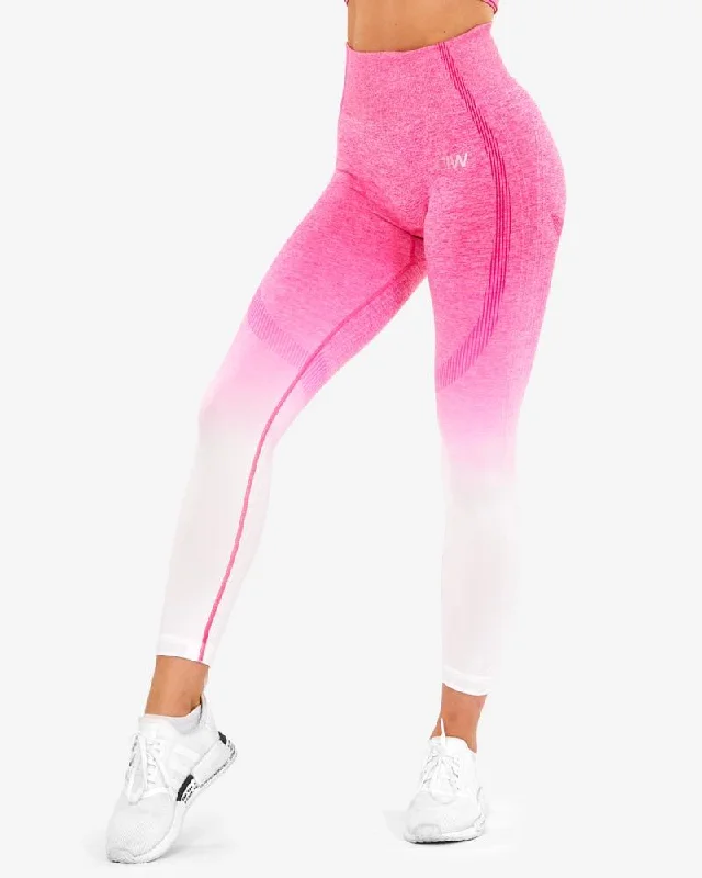 Bonus Savings ICIW Ombre 7-8 Seamless Tights - Perfection Pink