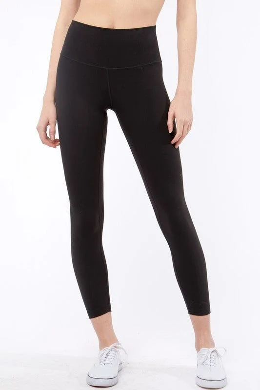 Instant Savings Knit Solid Long Leggings