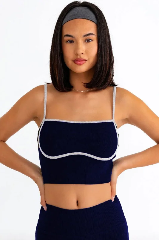 Special Savings Le Lis Ribbed Crop Cami and High Waist Brushed Leggings Set