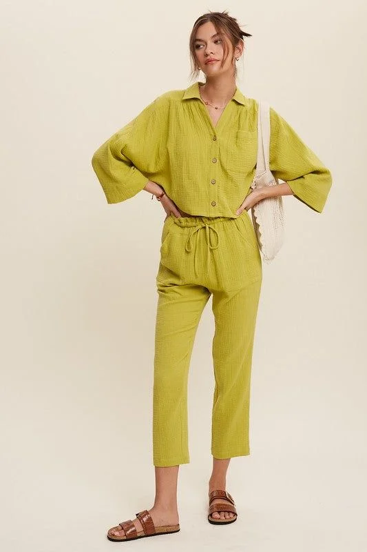 Lowest Prices Listicle | Long Sleeve Button Down and Long Pants Sets