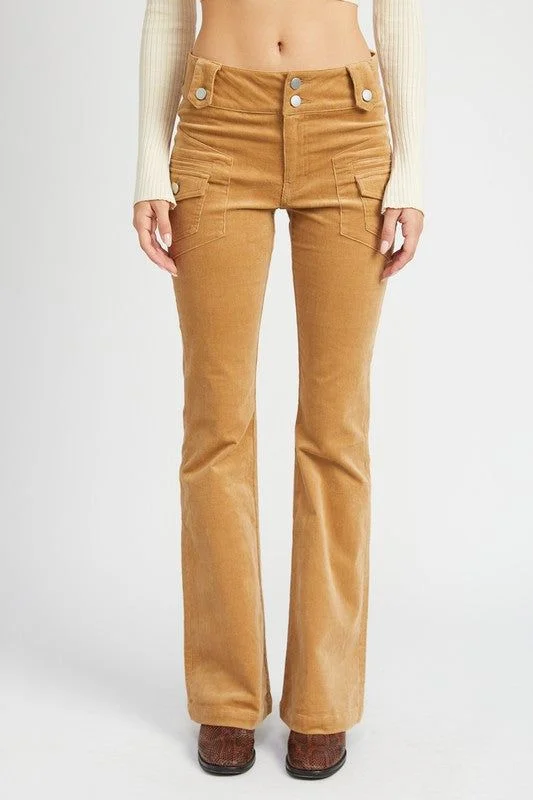 Don't Wait Emory Park Low Rise Pants With Bell Bottom
