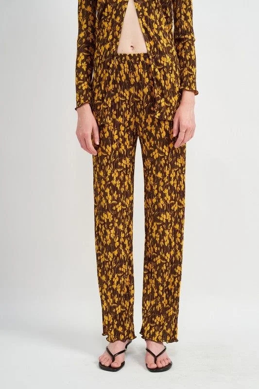 Massive Deals Emory Park | Micro Pleat Lounge Printed Pants