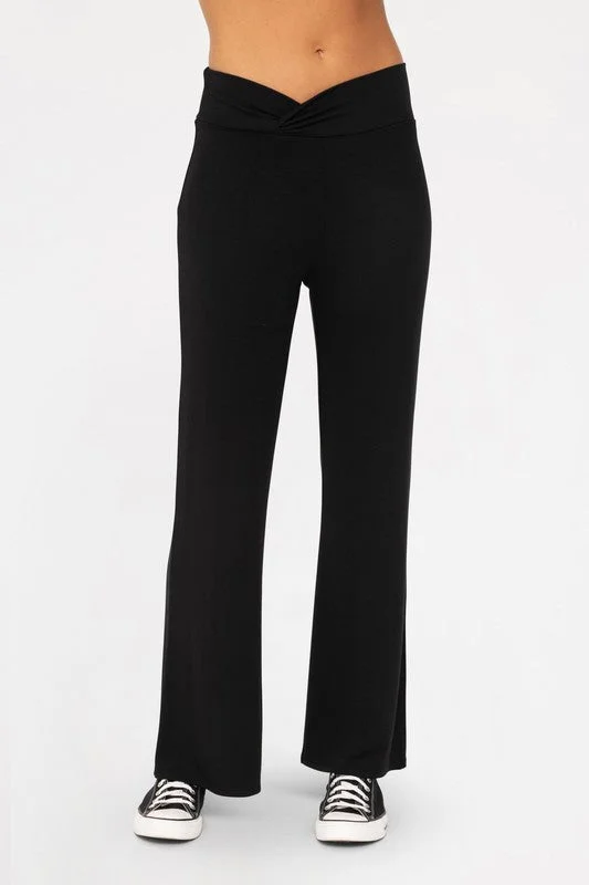 Price Rollback Mono B Cross Pleat Flare Pants