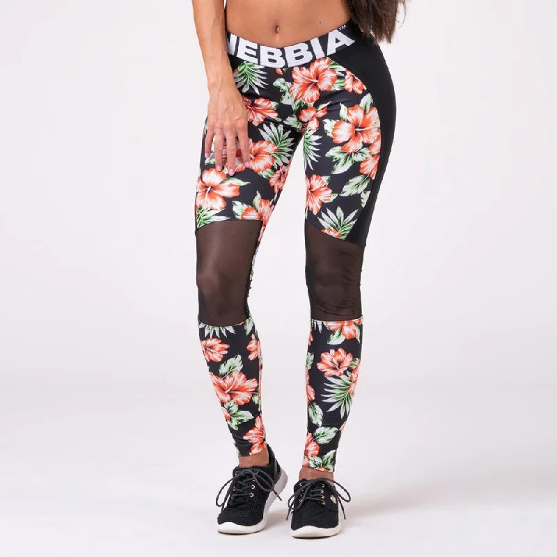 Closeout Nebbia ALOHA Babe Leggings 550 - Black
