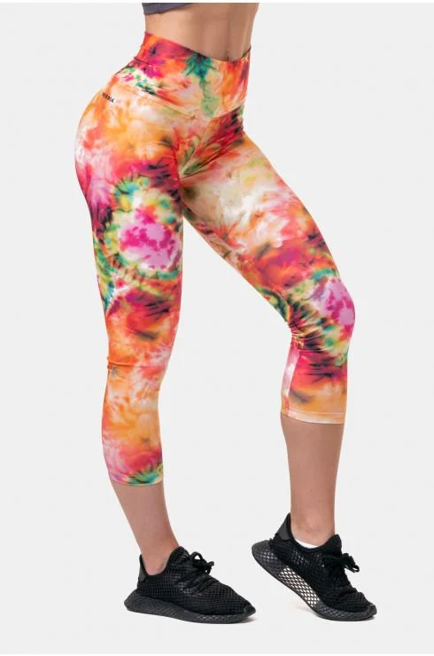 Friends and Family Sale Nebbia Be Your Own Hero 7/8 Length Leggings - Rainbow