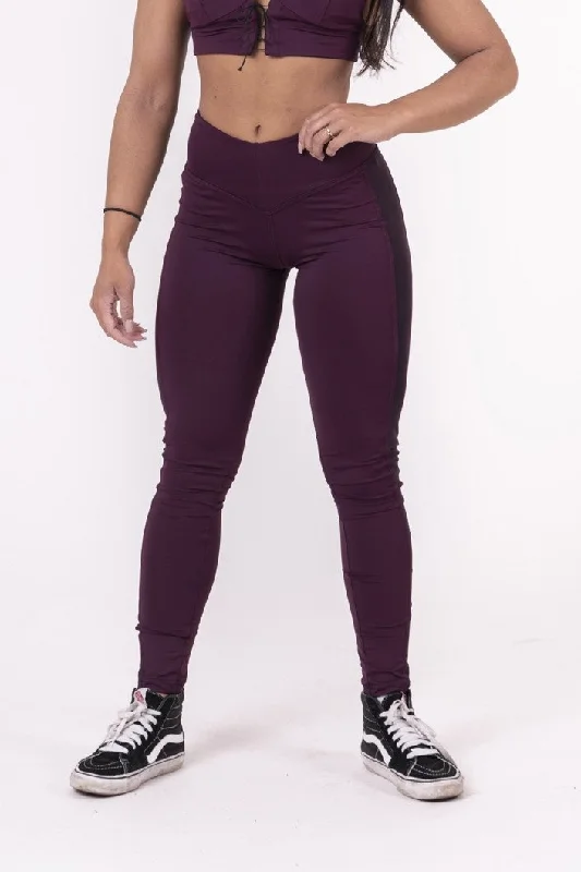 Shop and Save Nebbia Flash-Mesh Leggings 663 - Burgundy