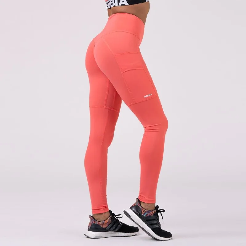 Bargain Prices Nebbia High Waist Fit & Smart Leggings 505 - Peach