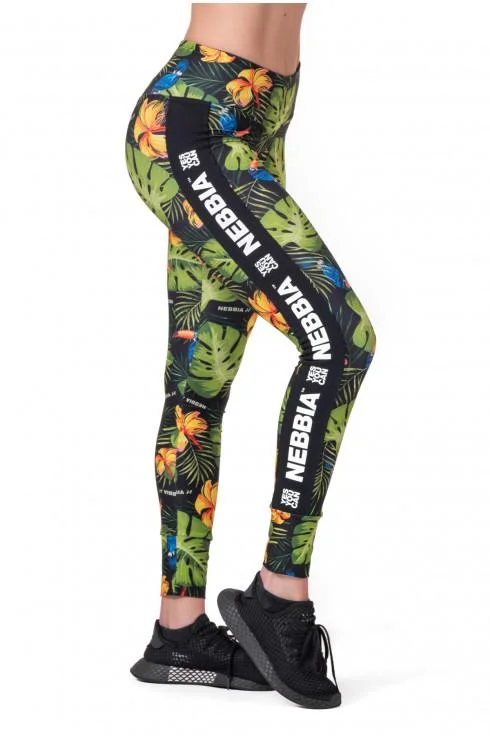 Final Clearance Nebbia High-Waist Performance Leggings 567 - Jungle Green
