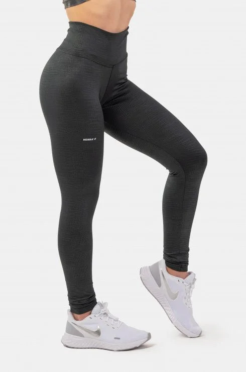 Quick Sale Nebbia Python SnakeSkin High-Waist Leggings 407 - Black