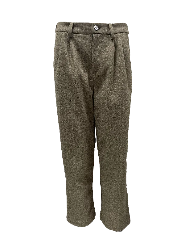 Deal Alert Pleated Straight Leg Pants - FPW23235