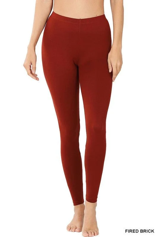 Deal Frenzy Zenana Premium Microfiber Full Length Leggings