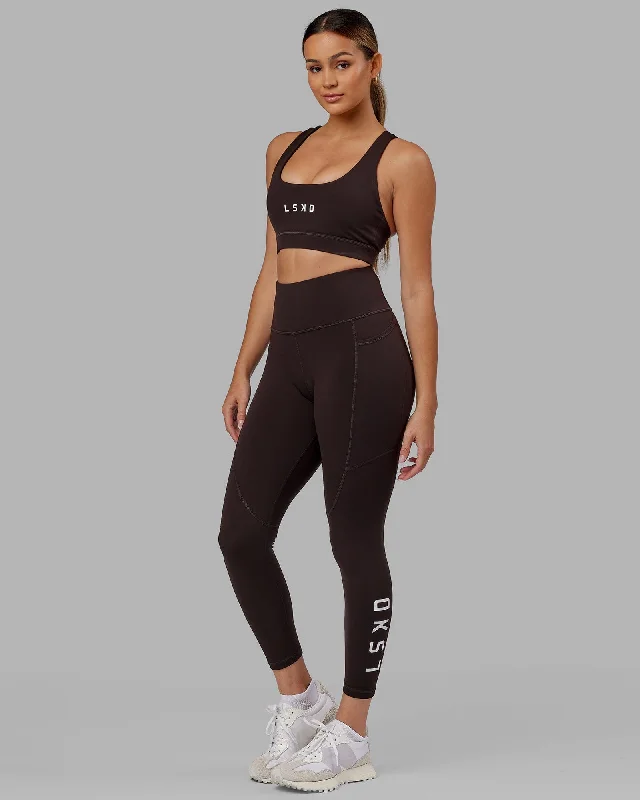 Extra Discounts Rep 7/8 Length Leggings - Dark Walnut