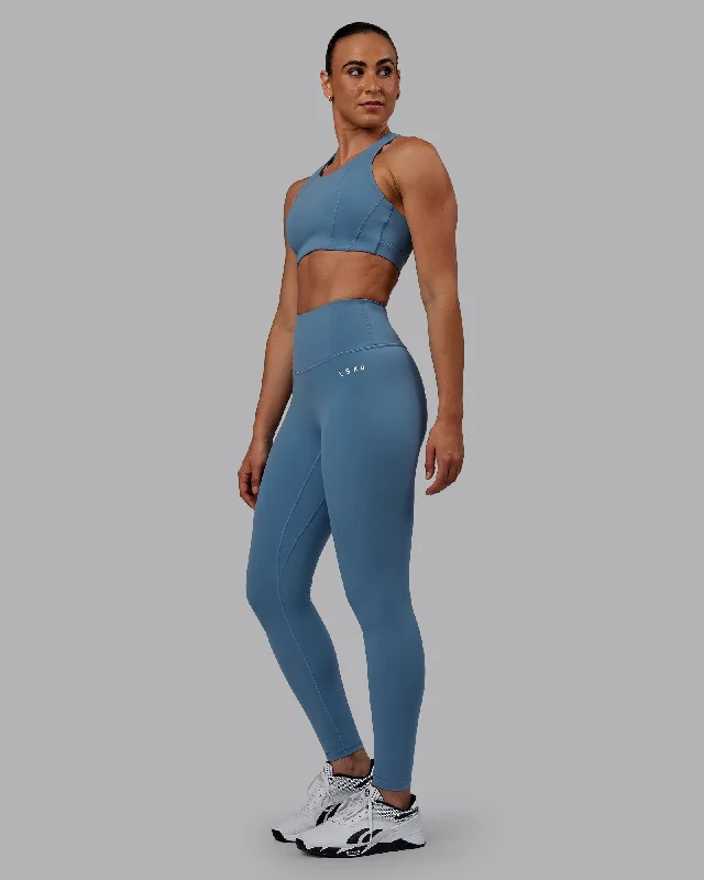 Discount Days RXD High Waist Full Length Leggings - Elemental Blue