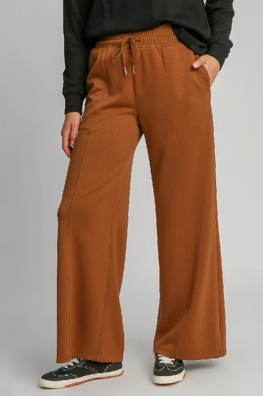 Great Deals Umgee Drawstring Wide Leg Pants with Pockets