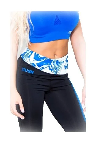 Discount Mania USN Women's Gym Leggings - Black