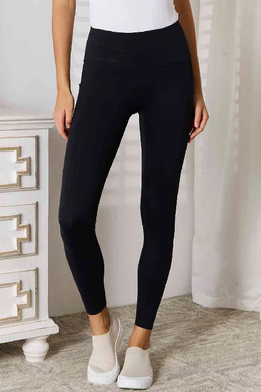 Closeout Sale Wide Waistband Sports Leggings
