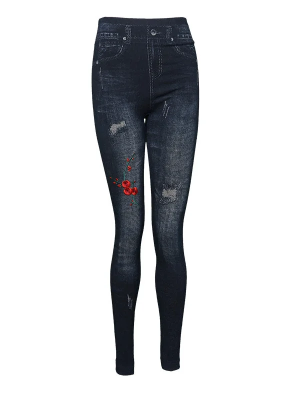 Bargain Prices Women's Light Denim Embroidery Fleece Jennings