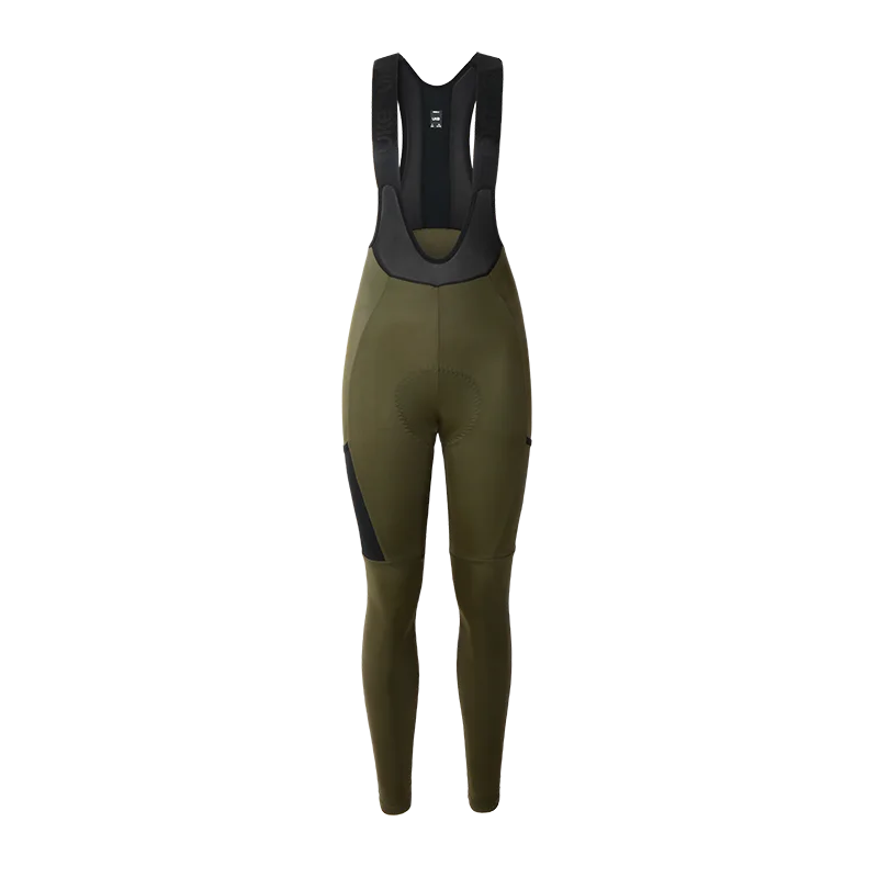Daily Deals Women's Cargo Bib Tights SI-1 Starglow-Olive Green