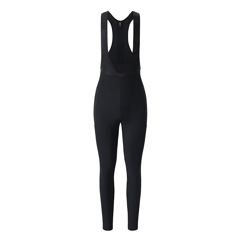 Final Markdown Women's Thermal Cargo Bib Tights CL-1 Qingya-Black