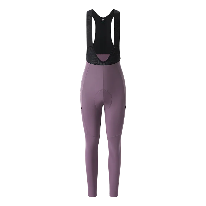 Great Deals Women's Thermal Cargo Bib Tights CL-1 Qingya-Wisteria