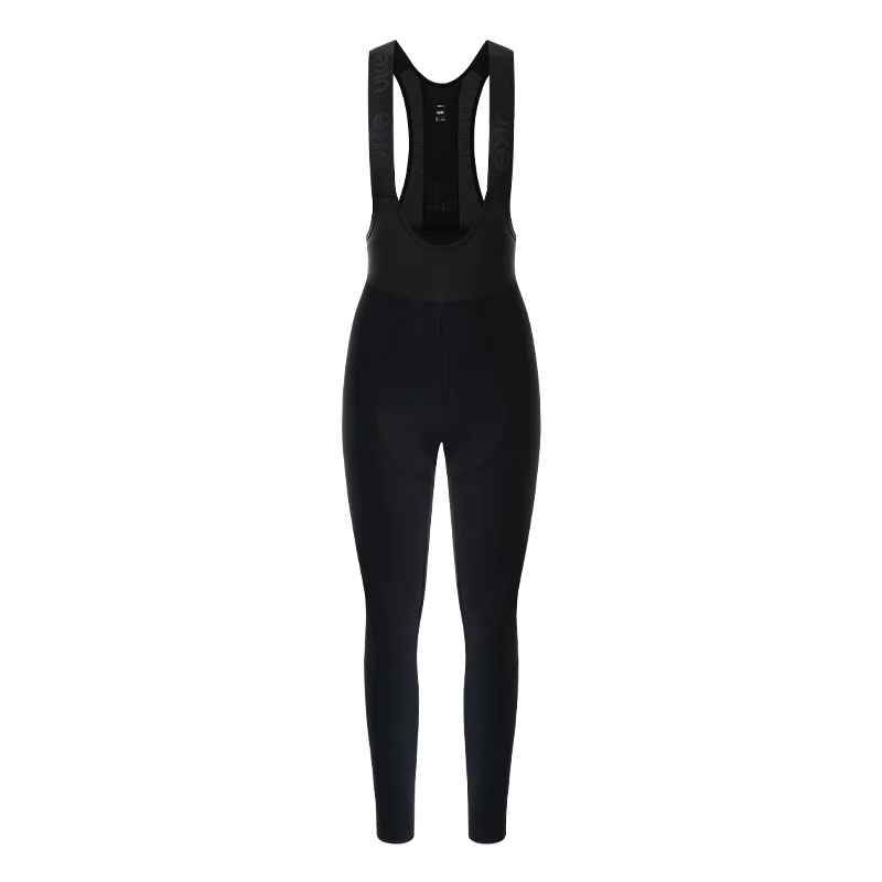 Extra Savings Women's Windproof Thermal Bib Tights SI-1 Black