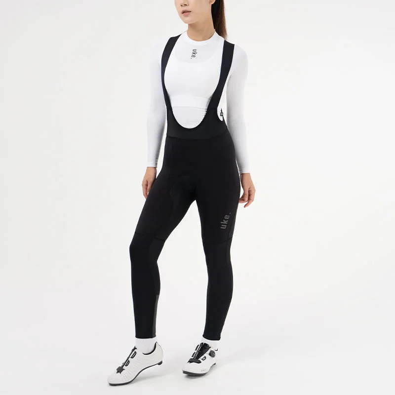 Don't Wait Women's Windproof Thermal Bib Tights-Twilight