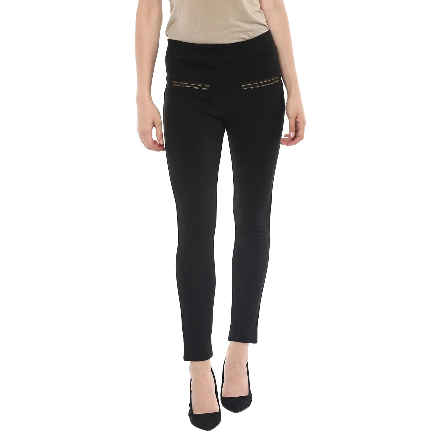 Final Markdown Zipper Detailed Jegging-PKB601BLK-S