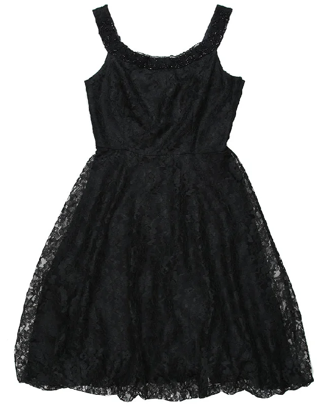 Price Smash 1990s does the 50s black lace cocktail dress - S