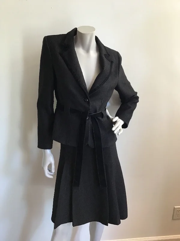 Massive Deals 1990s Angel Nina Suit with Velvet Belt