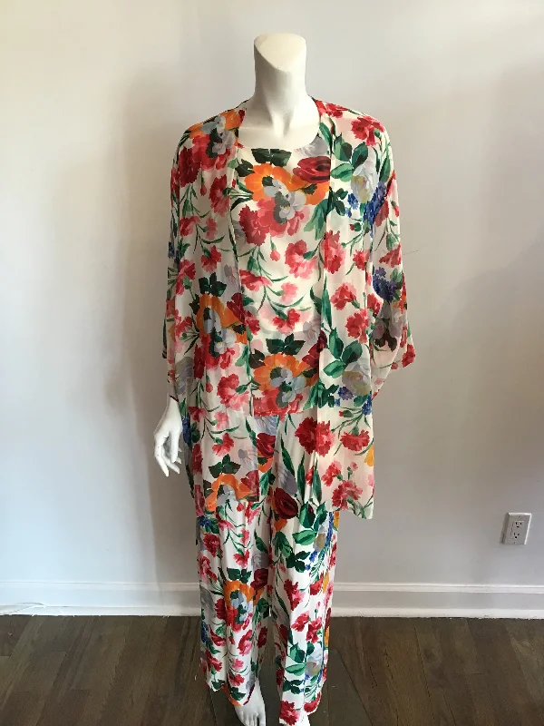 Deal Frenzy 2000 Mary Ann Restivo 4 Piece Lounging Outfit Size 6
