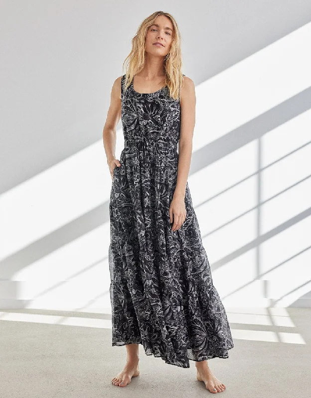Special Promotion unsubscribed botanic tiered dress