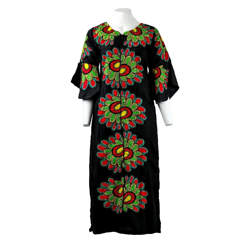 Epic Deals Ankara Patchwork Long Dress