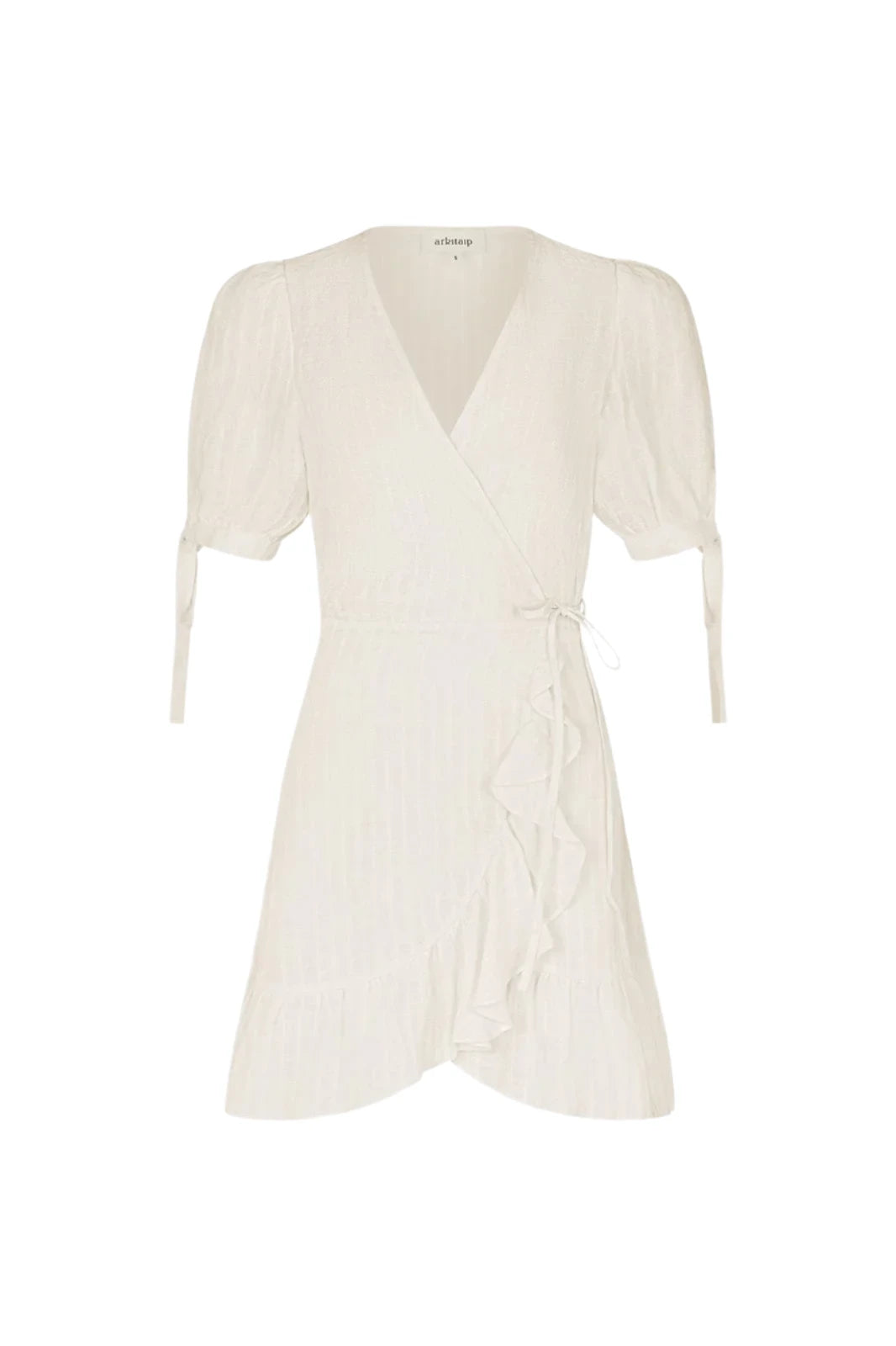 Huge Discounts Catalina Mini Wrap Dress in off-white