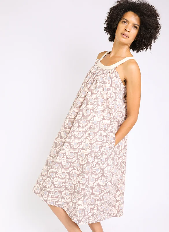 Low Prices Athens Dress, taupe swirls