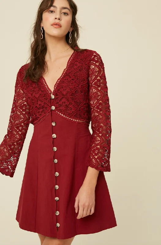 Online Exclusive Black Raspberry Dress