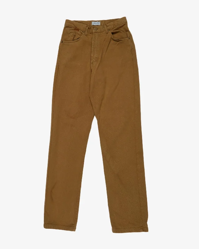 Now or Never bradmill beige high waisted denim jeans - w26 l32