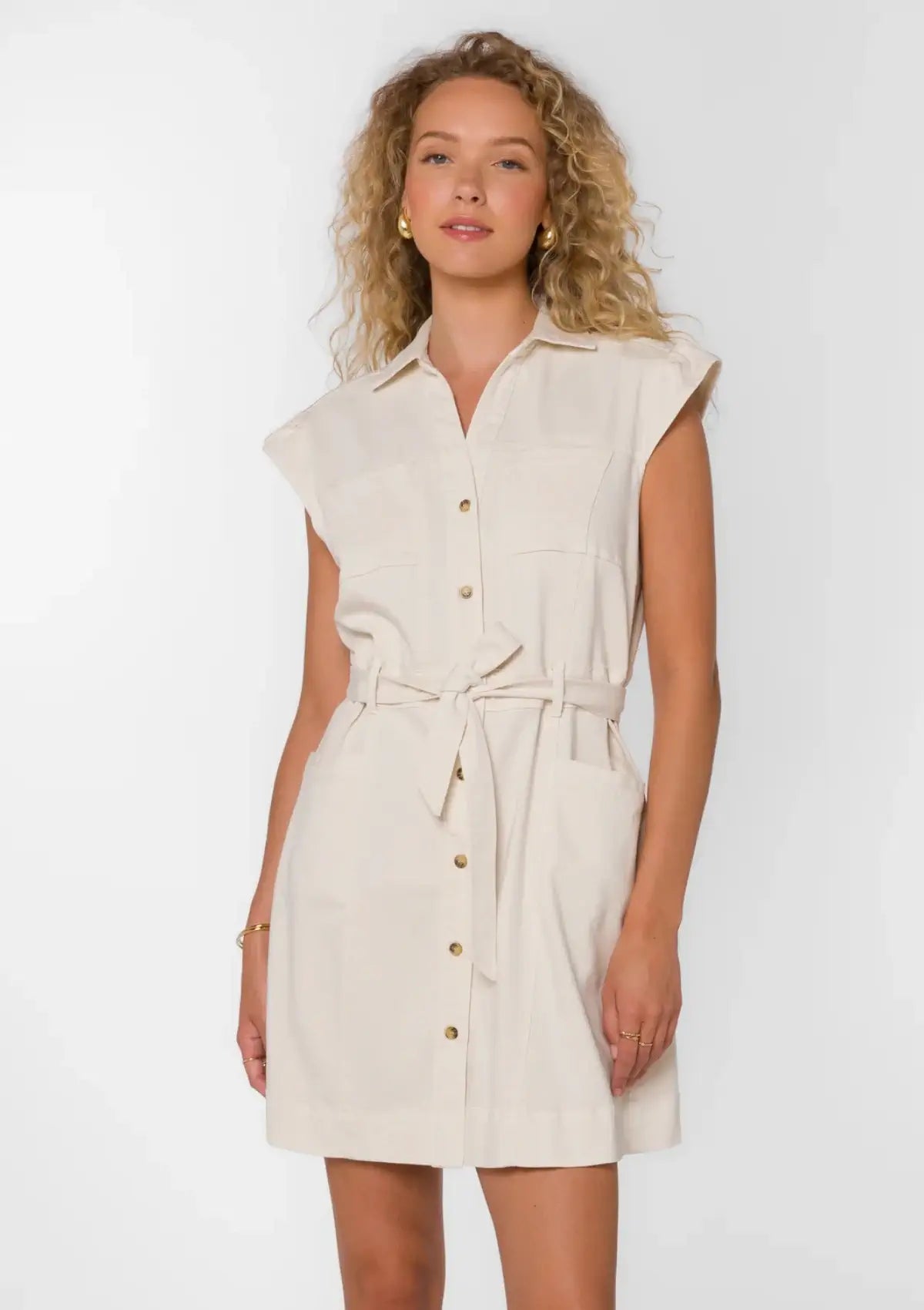 Savings Alert Bylee Short Dress - Natural