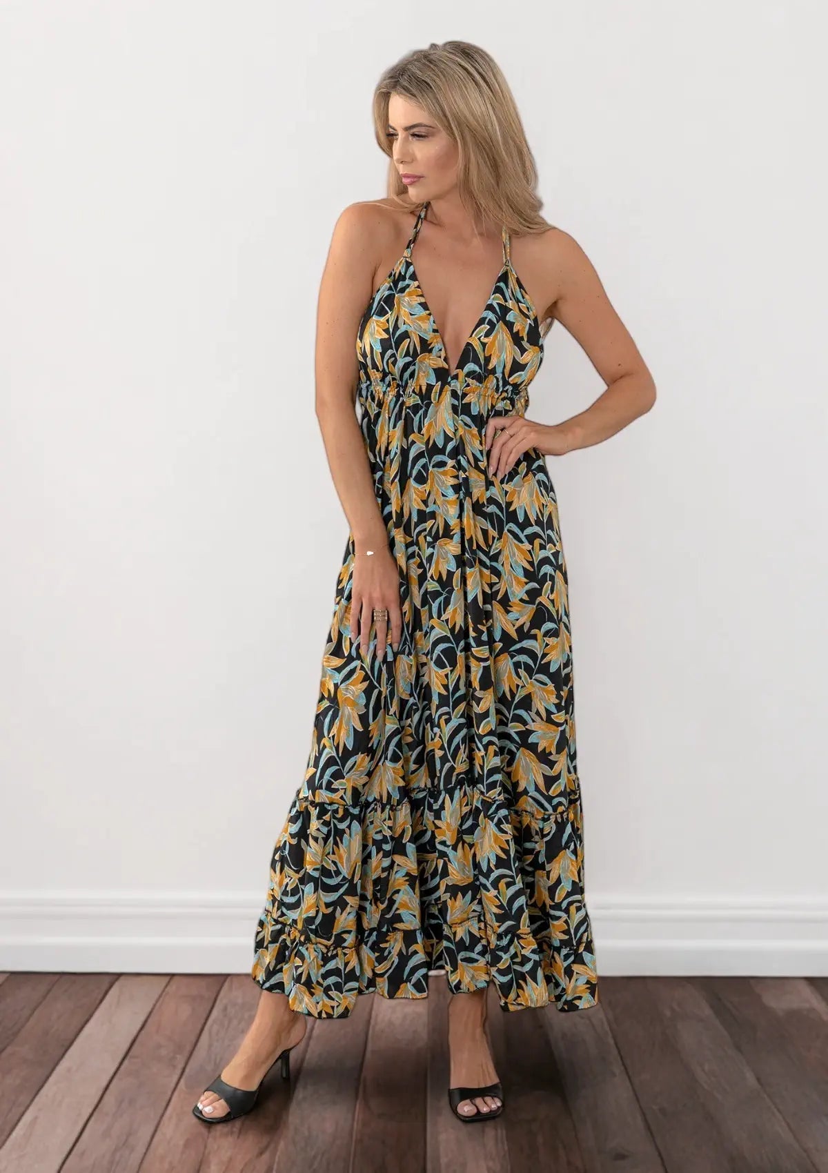 Price Drop Alert Carina Bikini Tie Halter Dress