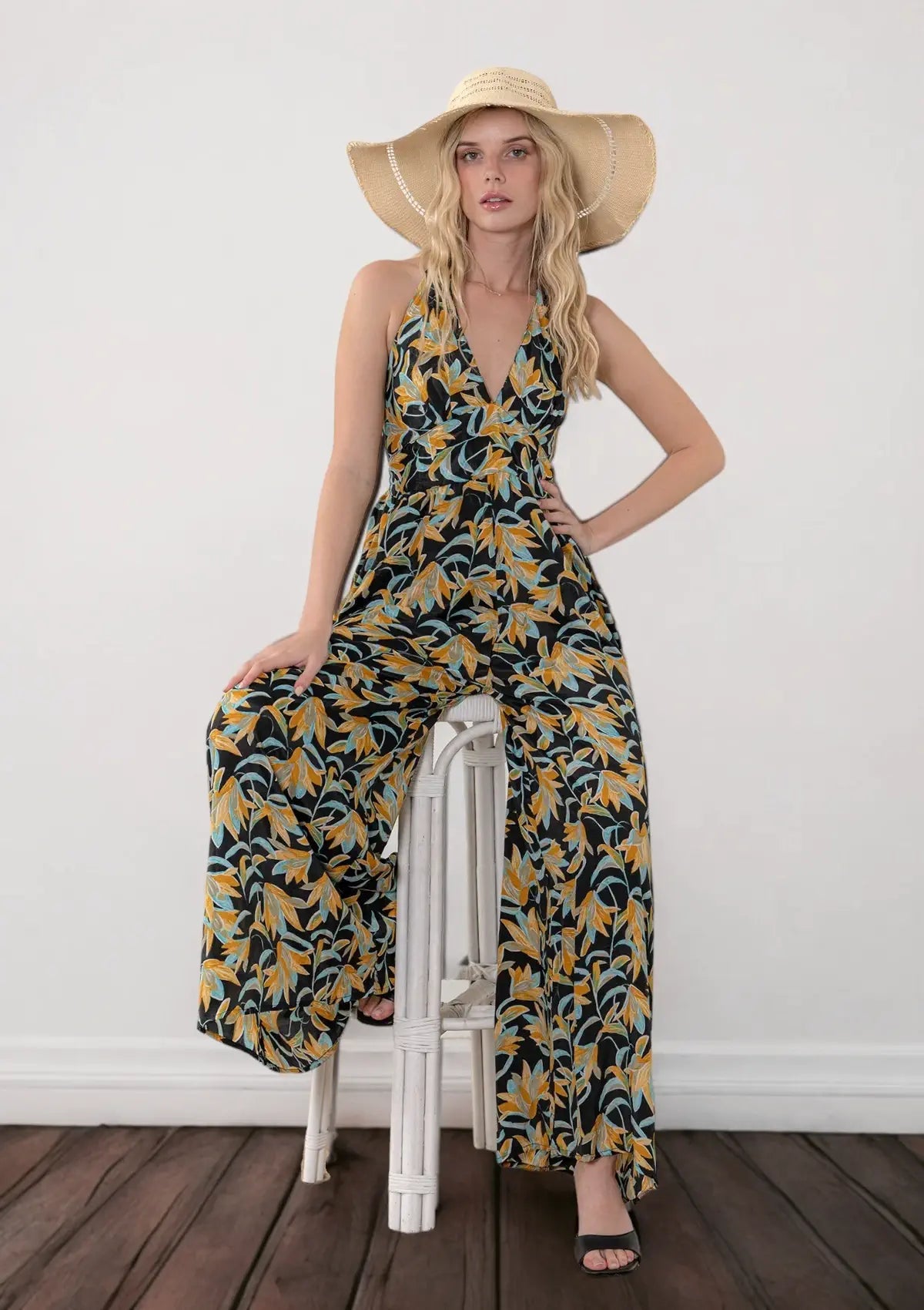 Savings Event Carina Halter Jumpsuit