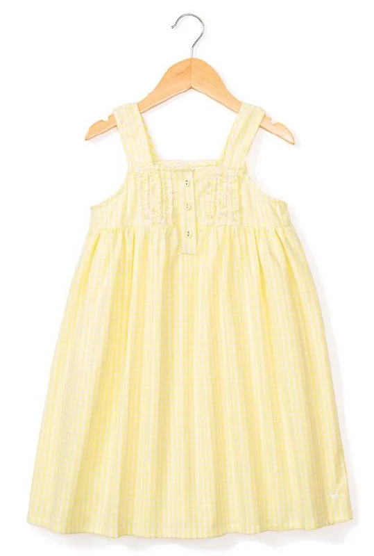 Incredible Offers Yellow Gingham Charlotte Nightgown