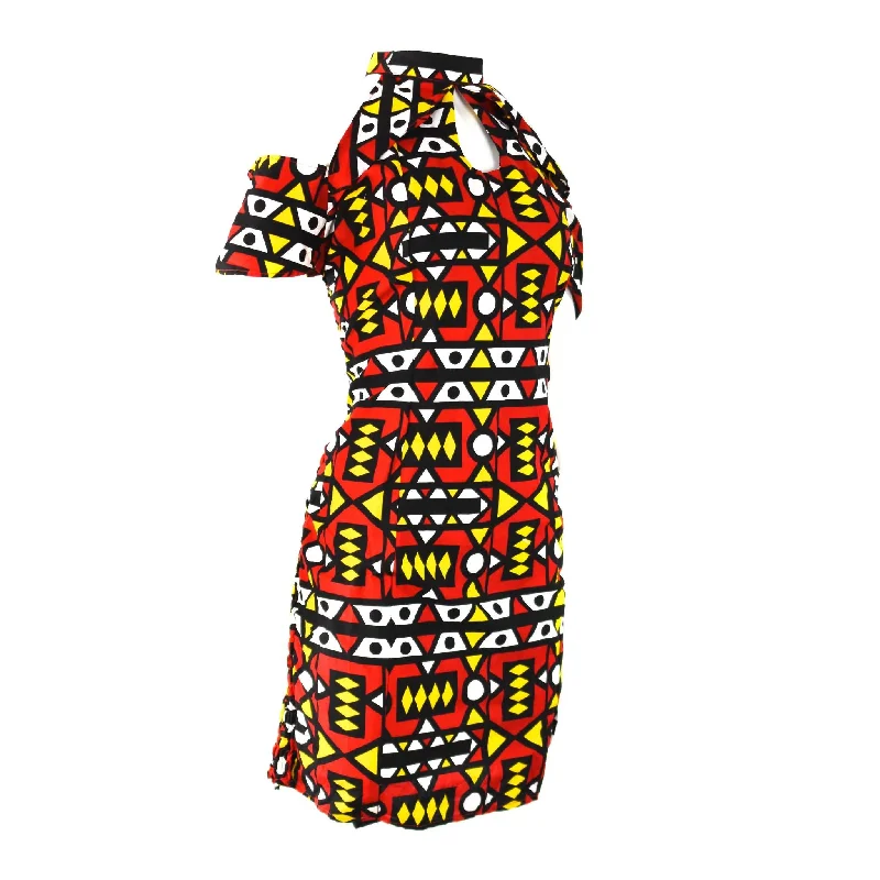Markdowns Cold Shoulder Short Dress