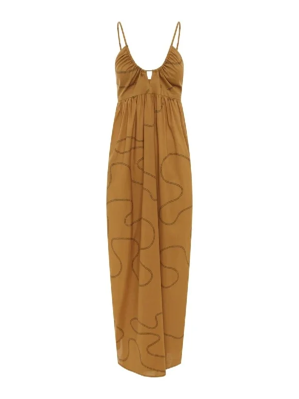 Reduced Prices Delphi Maxi - Lasso Print Camel
