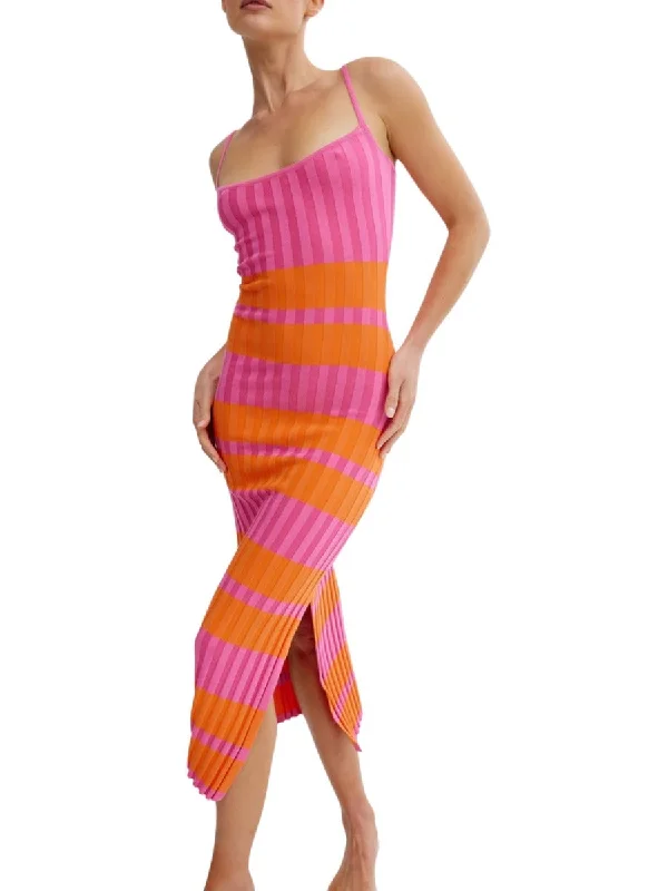 Bonus Savings Eva Knit Dress In Nectar/Hibiscus